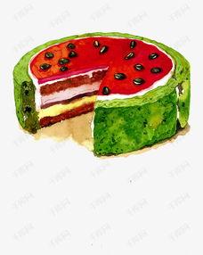 吃瓜蛋糕的视频素材,一场视觉与味蕾的双重盛宴